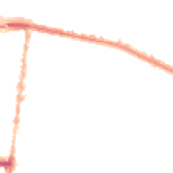 Night-time road noise heatmap for DN32 7QQ