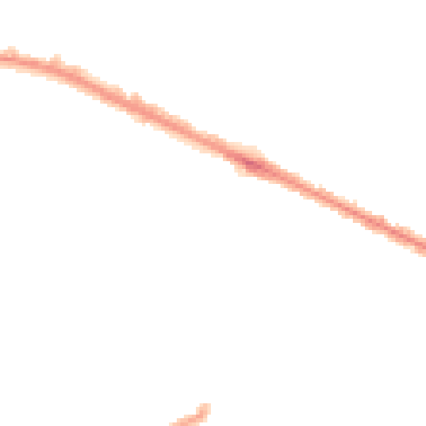 Night-time road noise heatmap for DN32 7QU