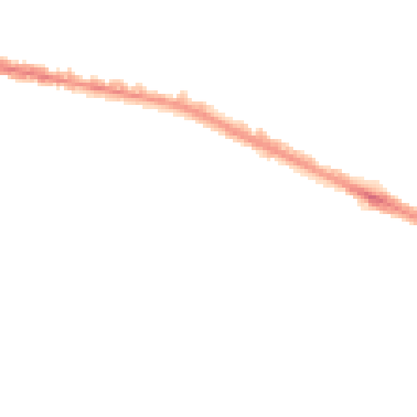Night-time road noise heatmap for DN32 7RU