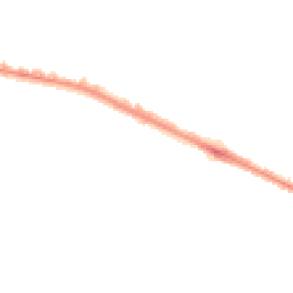 Night-time road noise heatmap for DN32 7SA
