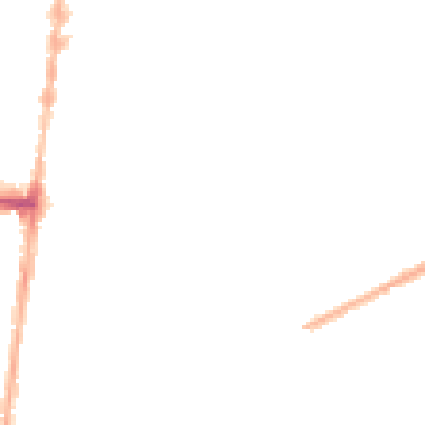 Night-time road noise heatmap for DN32 8AD