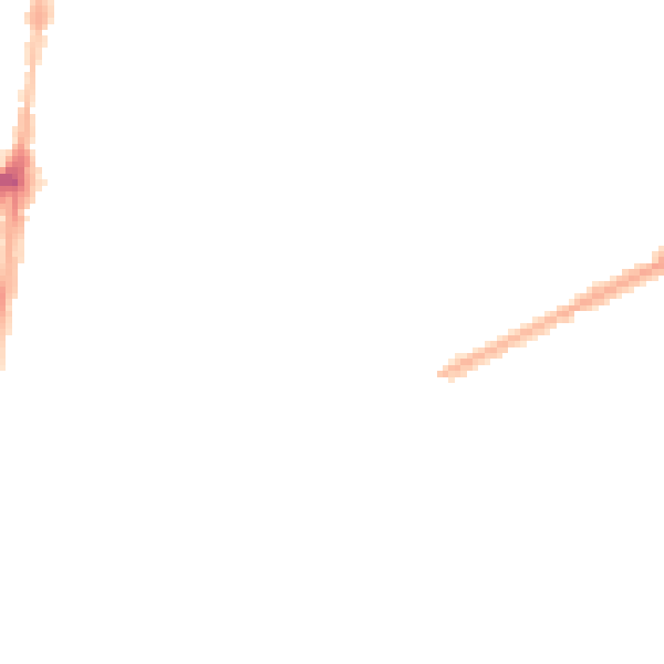 Night-time road noise heatmap for DN32 8BJ