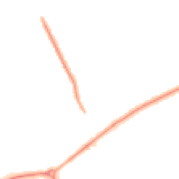 Night-time road noise heatmap for DN32 8LR