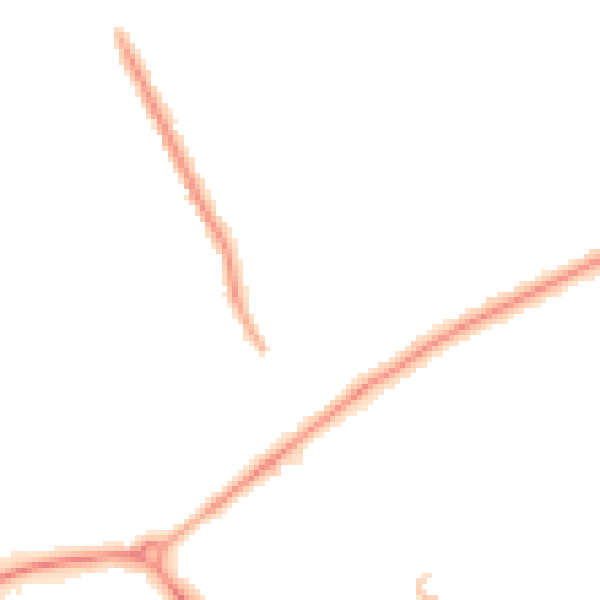 Night-time road noise heatmap for DN32 8LT