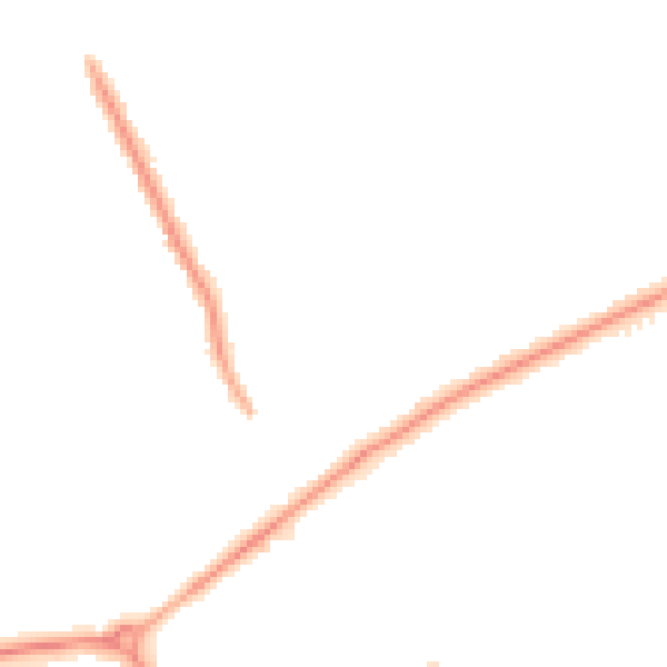 Night-time road noise heatmap for DN32 8NH