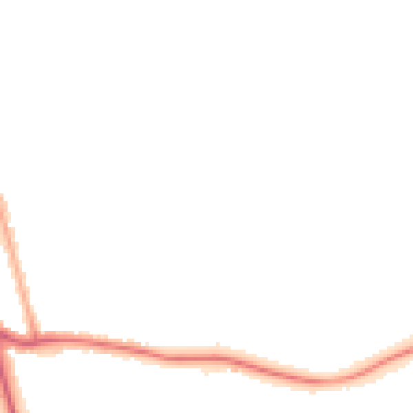Night-time road noise heatmap for DN32 9AG