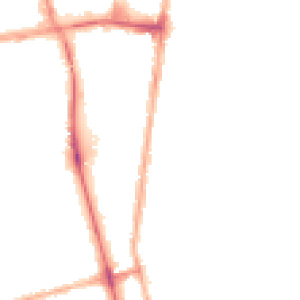 Night-time road noise heatmap for DN32 9LF