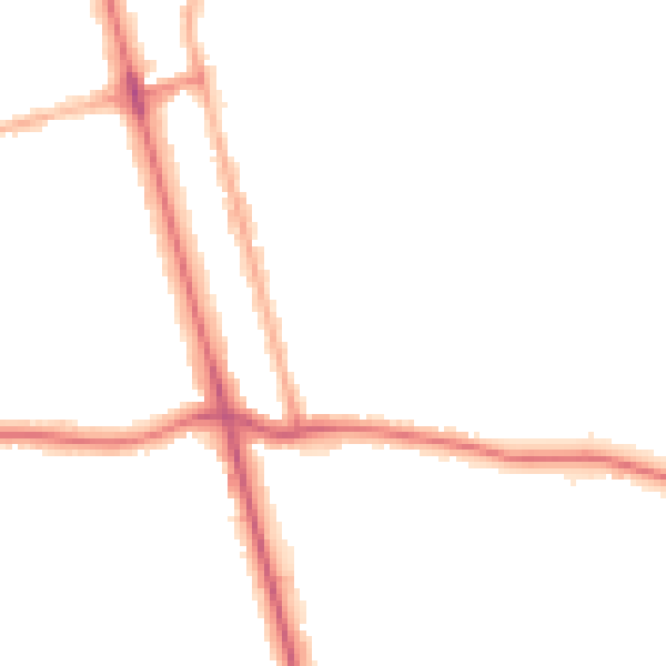 Night-time road noise heatmap for DN32 9QS