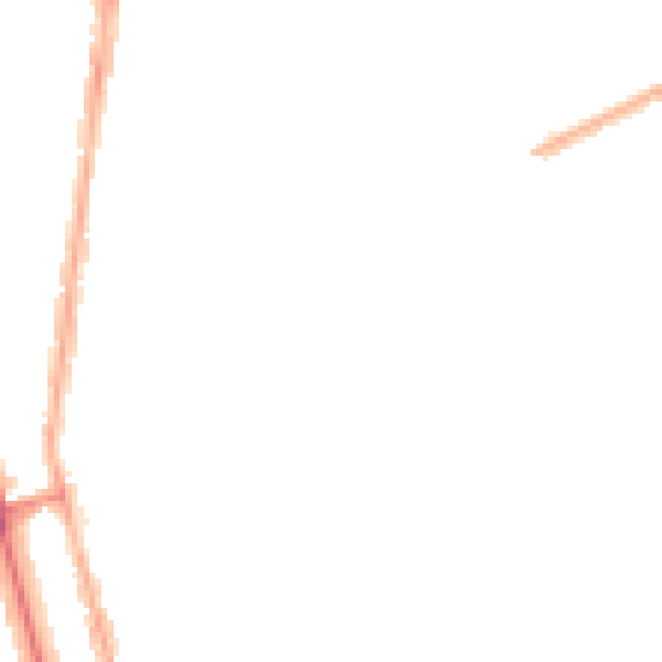 Night-time road noise heatmap for DN32 9SA