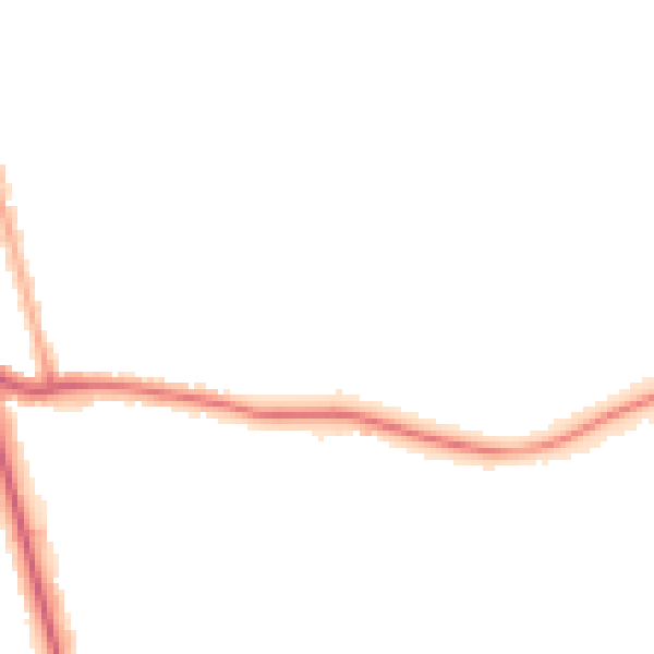 Night-time road noise heatmap for DN32 9TD