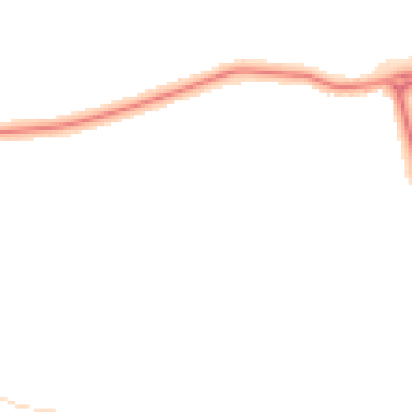 Night-time road noise heatmap for DN33 1AJ