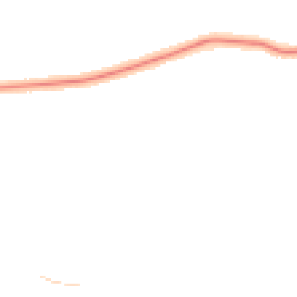 Night-time road noise heatmap for DN33 1AP