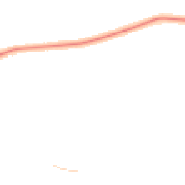 Night-time road noise heatmap for DN33 1AR
