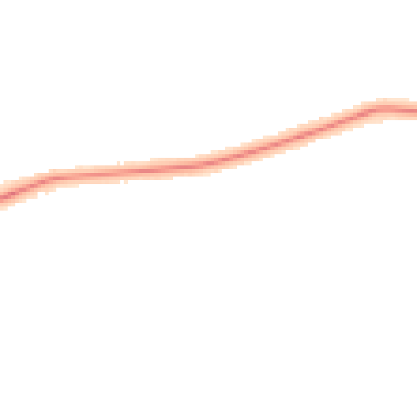 Night-time road noise heatmap for DN33 1BA