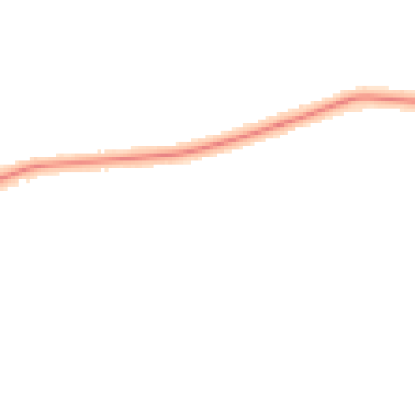 Night-time road noise heatmap for DN33 1BB