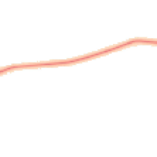 Night-time road noise heatmap for DN33 1BE