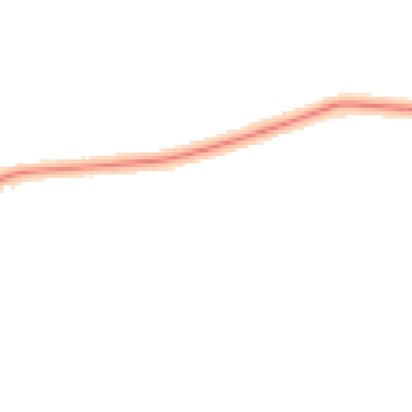 Night-time road noise heatmap for DN33 1DP