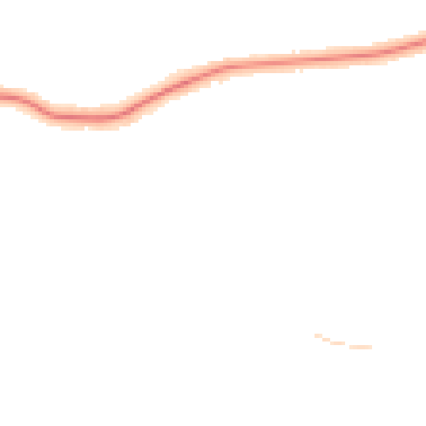 Night-time road noise heatmap for DN33 1EB