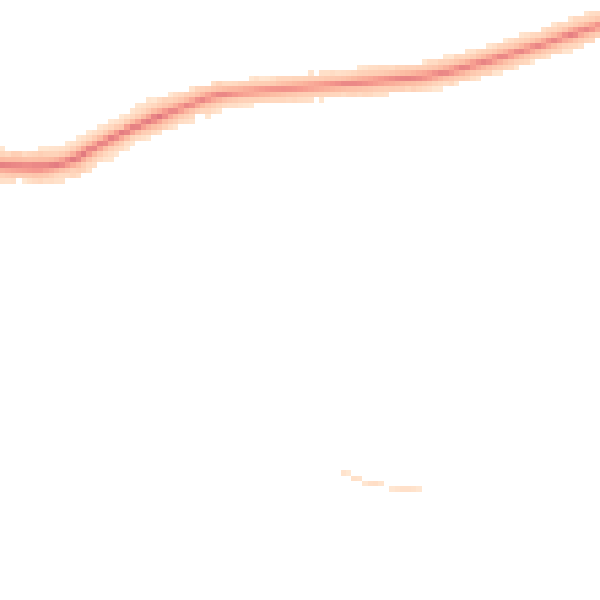 Night-time road noise heatmap for DN33 1HP