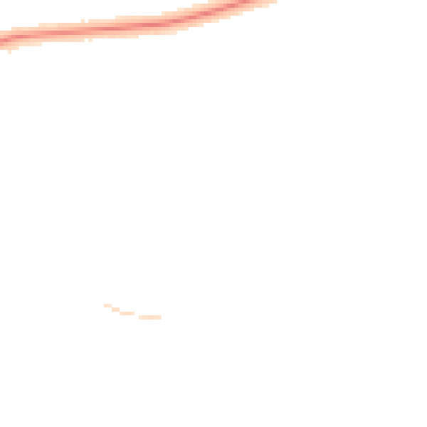 Night-time road noise heatmap for DN33 1SA
