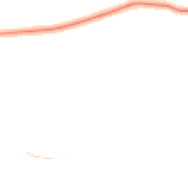 Night-time road noise heatmap for DN33 1SB