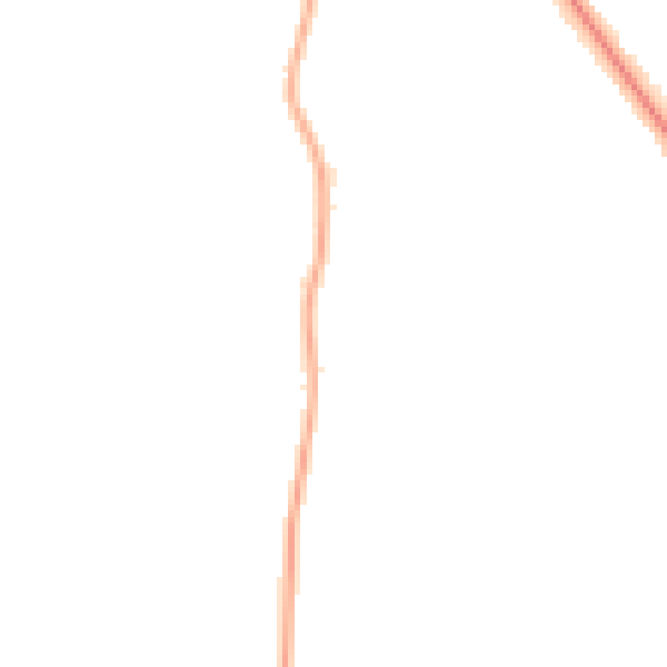 Night-time road noise heatmap for DN33 2BJ