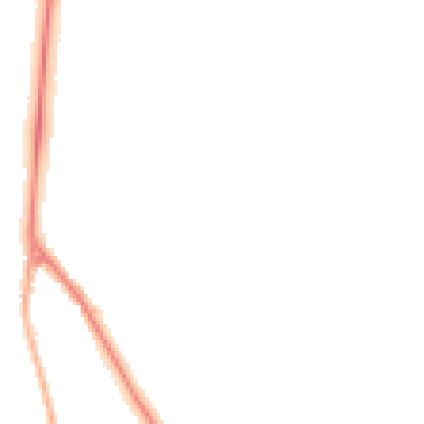 Night-time road noise heatmap for DN33 2HZ