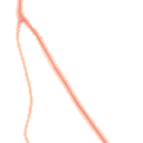 Night-time road noise heatmap for DN33 2JJ