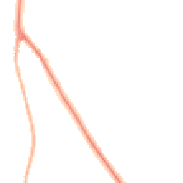 Night-time road noise heatmap for DN33 2JN