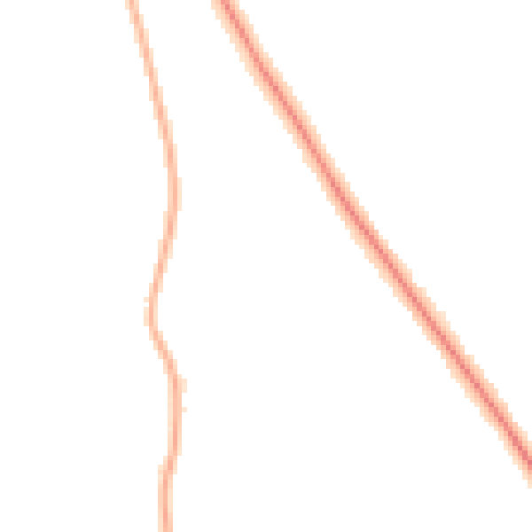 Night-time road noise heatmap for DN33 2NN