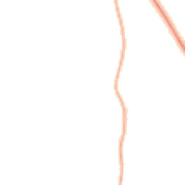 Night-time road noise heatmap for DN33 3DP