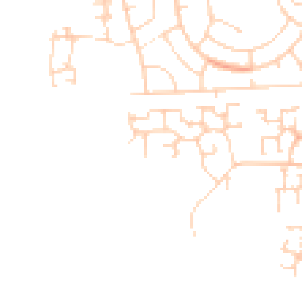 Daytime road noise heatmap for DN33 3GH