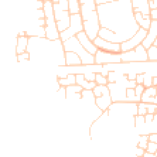 Daytime road noise heatmap for DN33 3GN