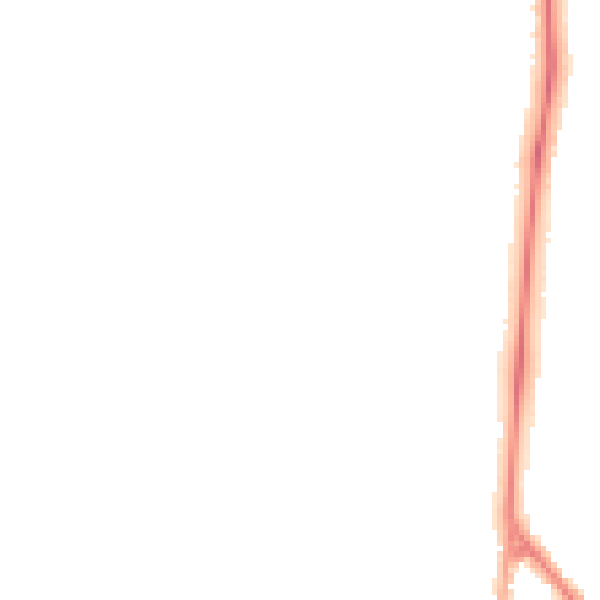 Night-time road noise heatmap for DN33 3RD