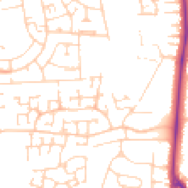 Daytime road noise heatmap for DN33 3RF