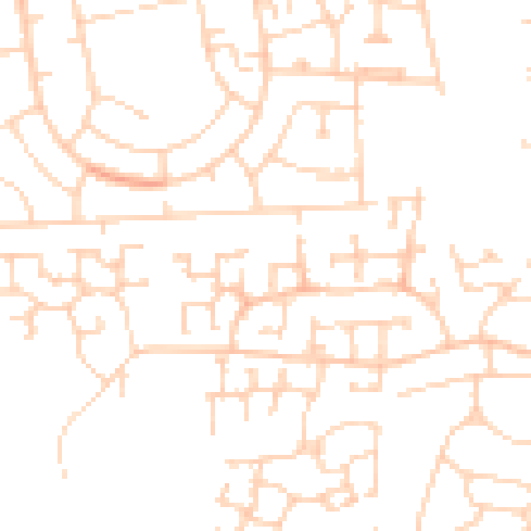 Daytime road noise heatmap for DN33 3RN