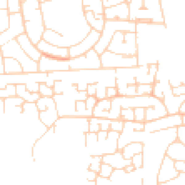Daytime road noise heatmap for DN33 3RQ