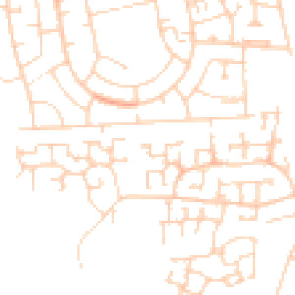 Daytime road noise heatmap for DN33 3RR