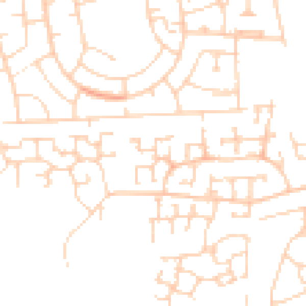 Daytime road noise heatmap for DN33 3RS