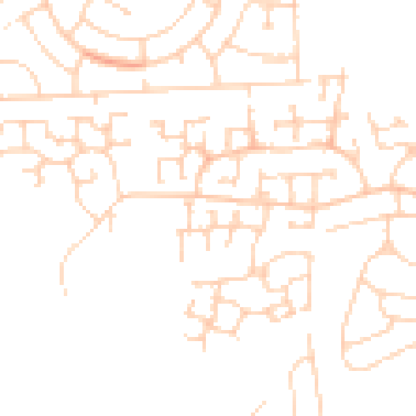 Daytime road noise heatmap for DN33 3SE