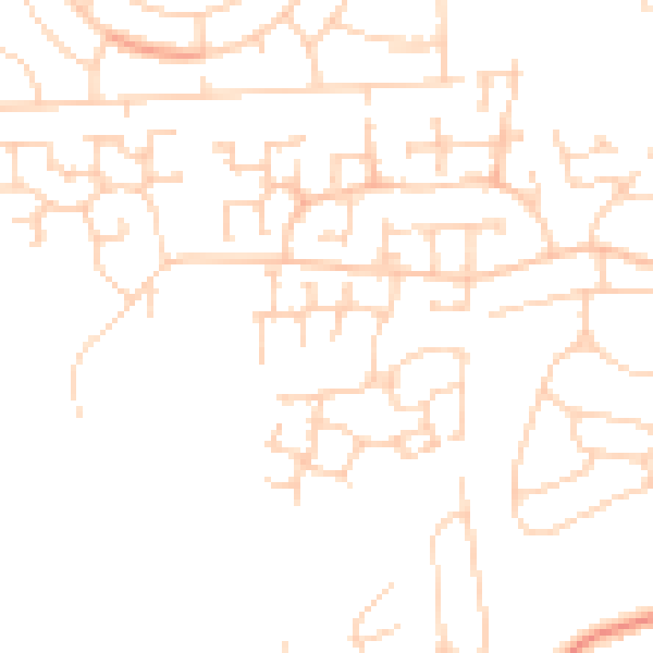 Daytime road noise heatmap for DN33 3SG