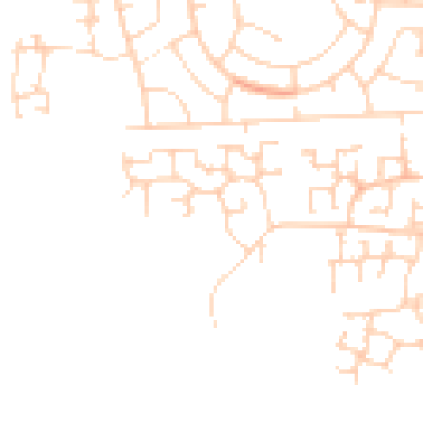 Daytime road noise heatmap for DN33 3SW