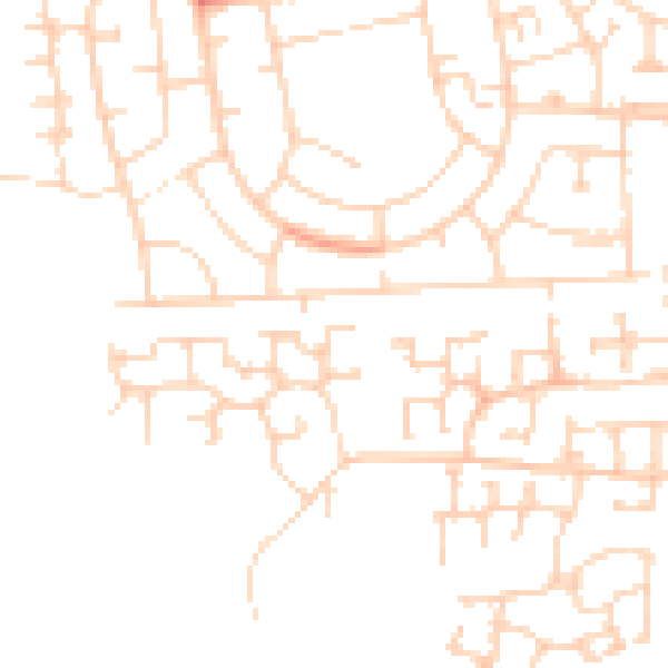 Daytime road noise heatmap for DN33 3SX