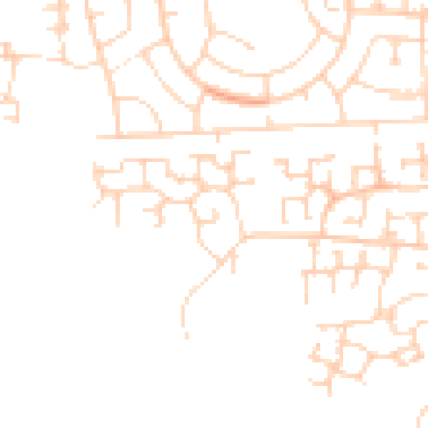 Daytime road noise heatmap for DN33 3SY