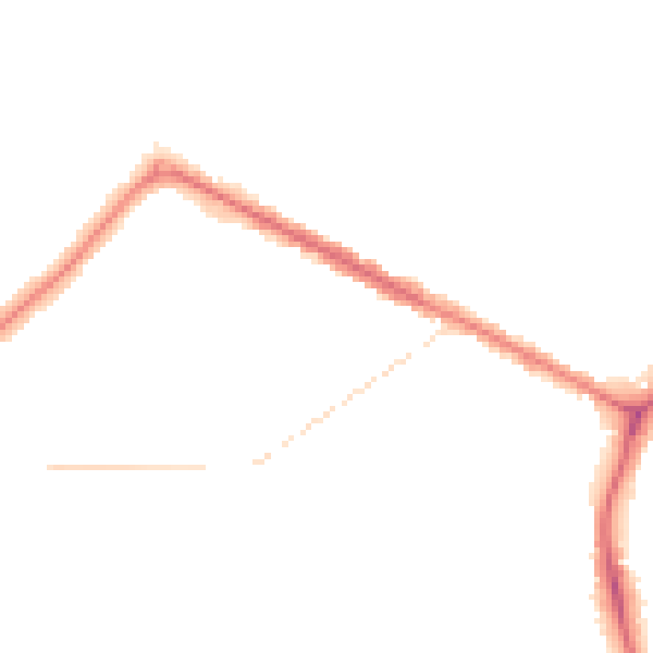 Night-time road noise heatmap for DN34 4AL