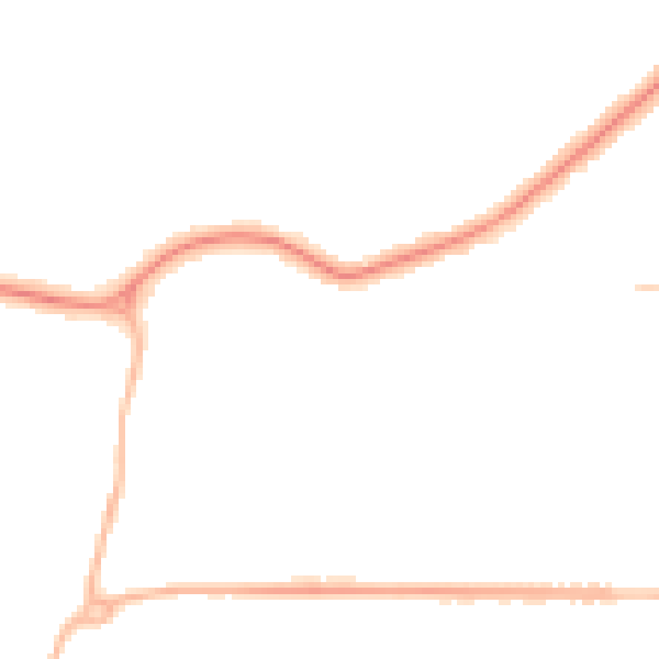 Night-time road noise heatmap for DN34 4DP