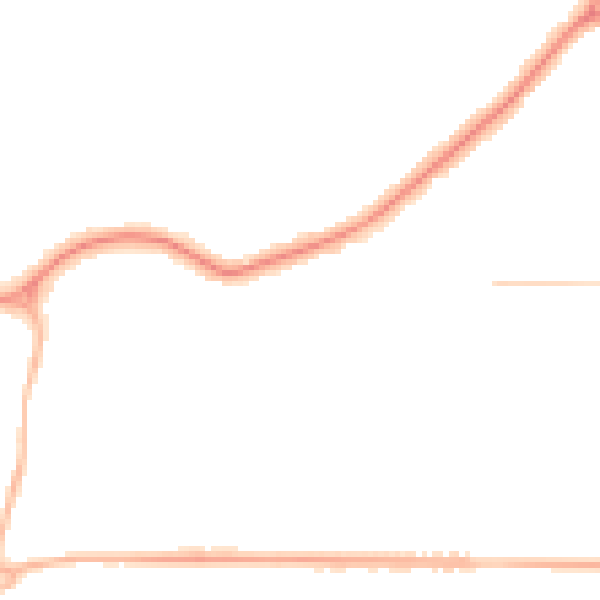 Night-time road noise heatmap for DN34 4DY