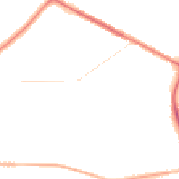 Night-time road noise heatmap for DN34 4PP