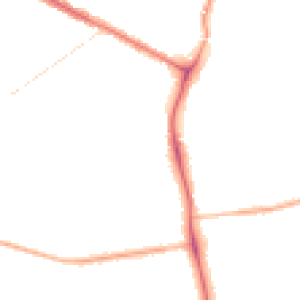 Night-time road noise heatmap for DN34 4TA