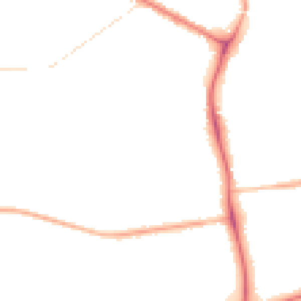 Night-time road noise heatmap for DN34 4UG